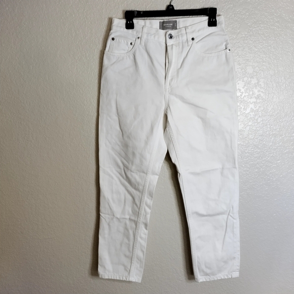 Everlane  the cheeky jeans crop white Sz 28 - Picture 2 of 11